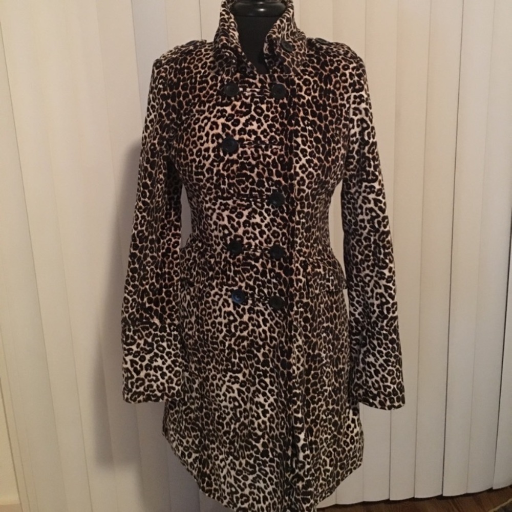 Stunning Buffalo David Bitton Leopard coat!